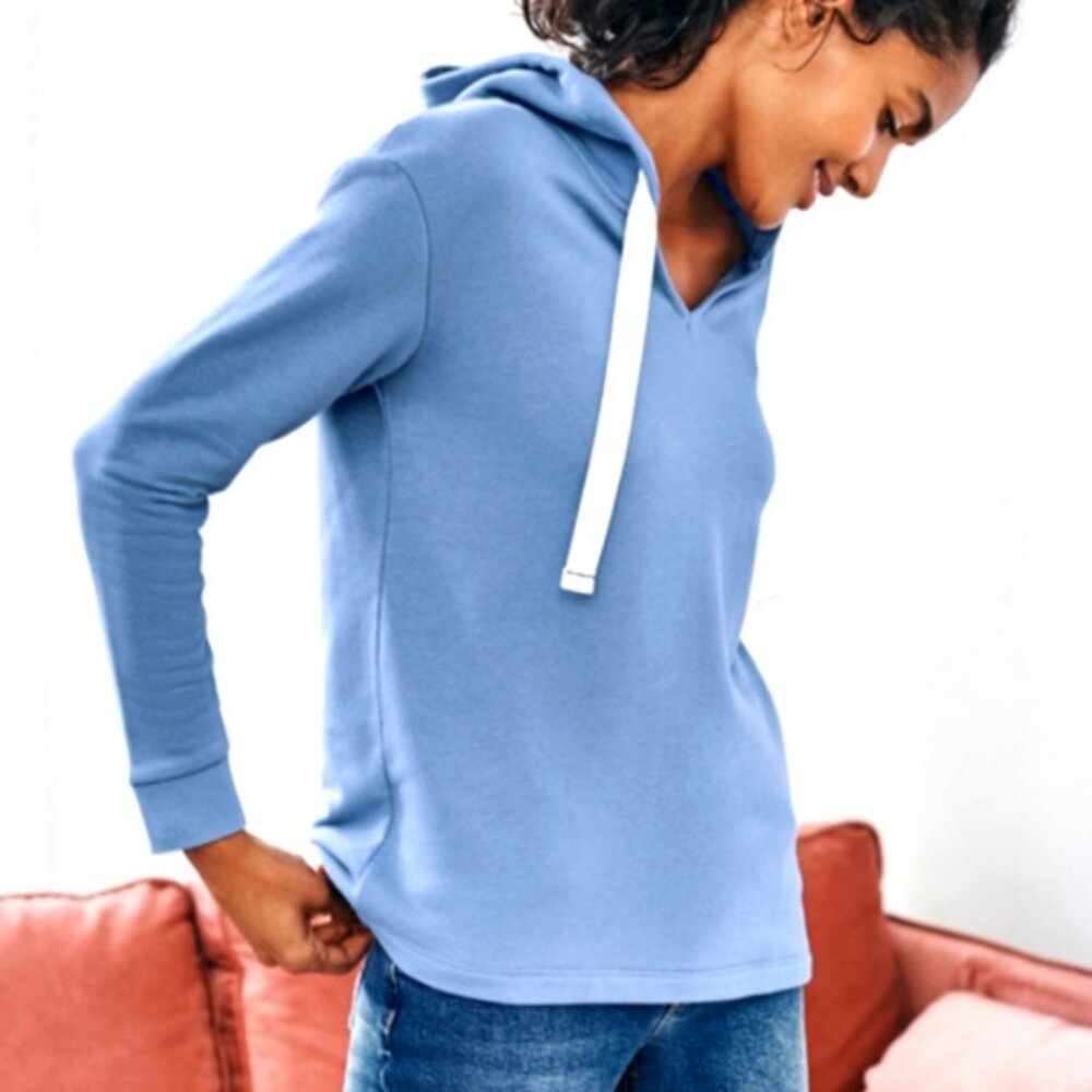 Boden Jersey Lounge Hoodie Sea Mist